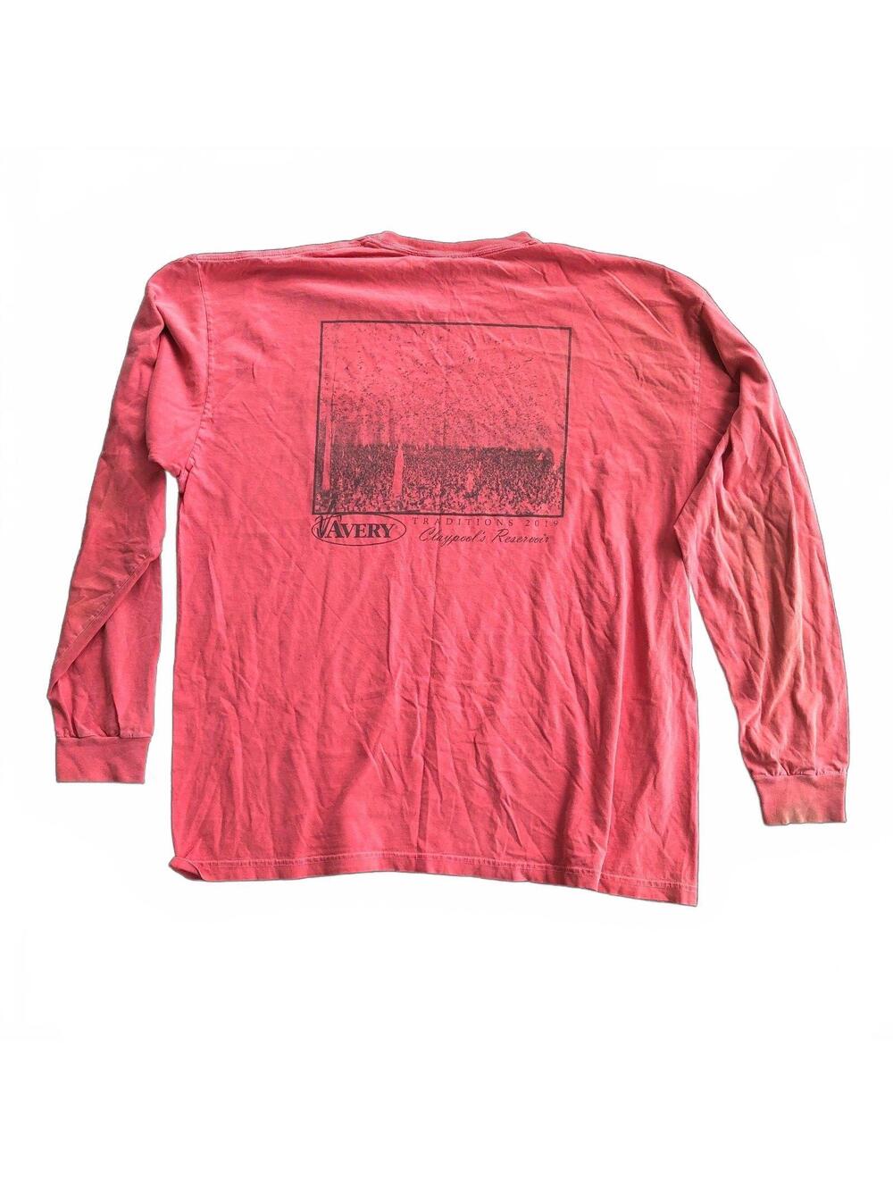 Avery Traditions 2019 Claypool's Reservoir Long Sleeve Pocket T-Shirt 2XL